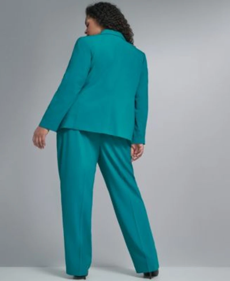 Calvin Klein Collarless 1 Button Jacket Modern Fit Pant