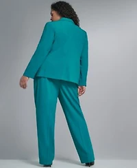 Calvin Klein Collarless 1 Button Jacket Modern Fit Pant