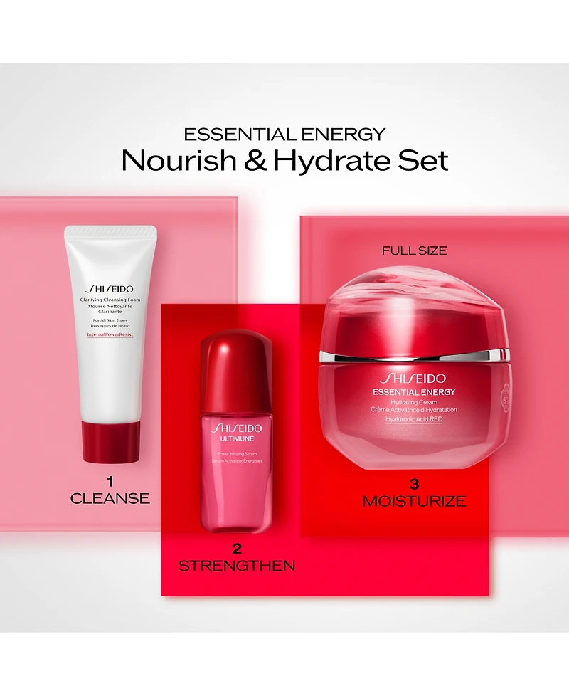 Shiseido 3-Pc. Nourish and Hydrate Skincare Gift Set