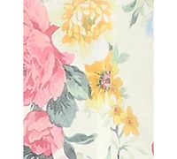 Alex & Sophia Women's Square Neck Printed Poplin Dress