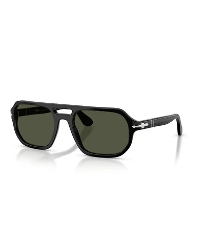 Persol Unisex Rectangle Guido Sunglasses, PO3393S