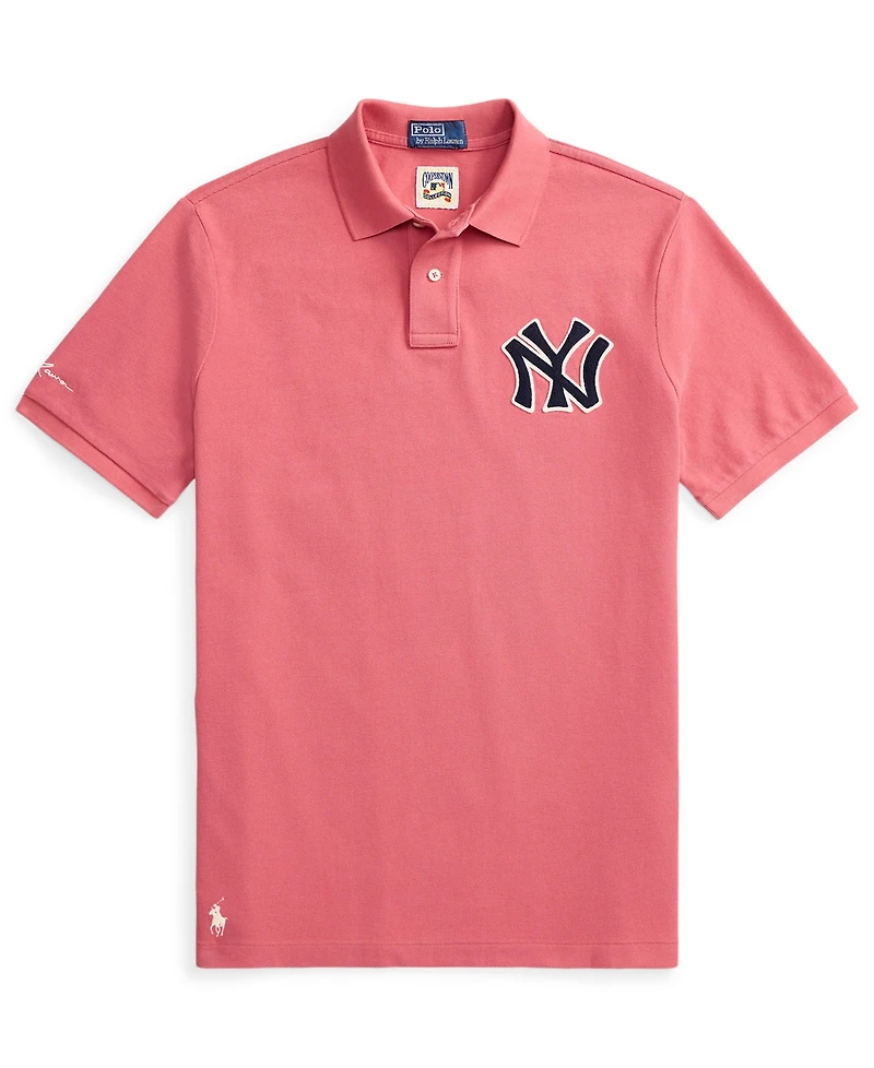 Polo Ralph Lauren Men's Yankees Logo Mesh Shirt