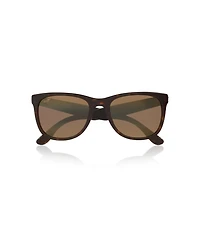 Maui Jim Unisex Rectangle Kikonia Xl Polarized Sunglasses, MJ000805