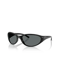 Arnette Men's Oval Raven Polarized Sunglasses, AN4368