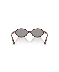 Miu Miu Women's Oval Sunglasses, Mu 04ZS