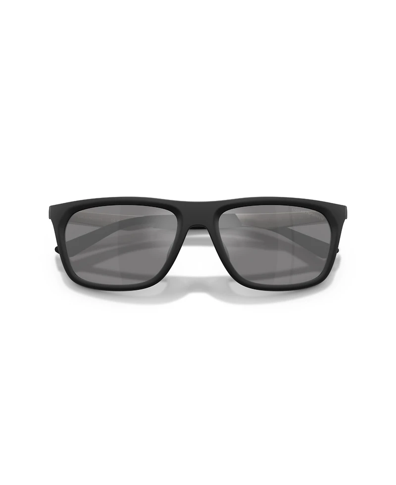 Emporio Armani Men's Rectangle Sunglasses, EA4272U