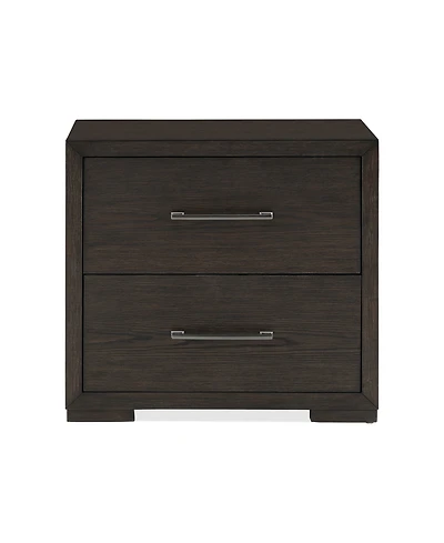 Ryder 26" Oak Veneer Usb Charging Nightstand