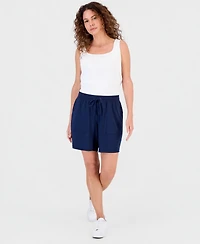 Style & Co Women's Luxsoft French Terry Pull-On Shorts, Macy's Exclusive