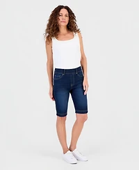 Style & Co Petite High Rise Shaping Bermuda Shorts, Macy's Exclusive