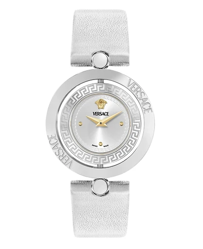 Versace Women's Eon Silver Stainless Steel Strap Watch, 33.6mm