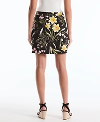 Rafaella Petite Floral Print Skort