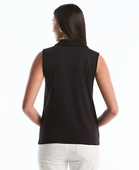 Rafaella Petite Sleeveless Polo Top