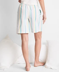 State of Day Women's Fun Stripe Bermuda Shorts, Macy's Exclusive