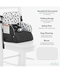 Dream On Me Baby Evolur Snug Packsack 2-in-1 Portable Booster Seat and Travel Bag