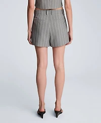 Kenneth Cole Women's Pinstripe Shorts