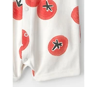 Carter's Baby Boys' Tomato Print Snap-Up Romper