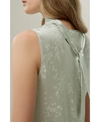 Lilysilk Women's Ying Jacquard Silk Tank