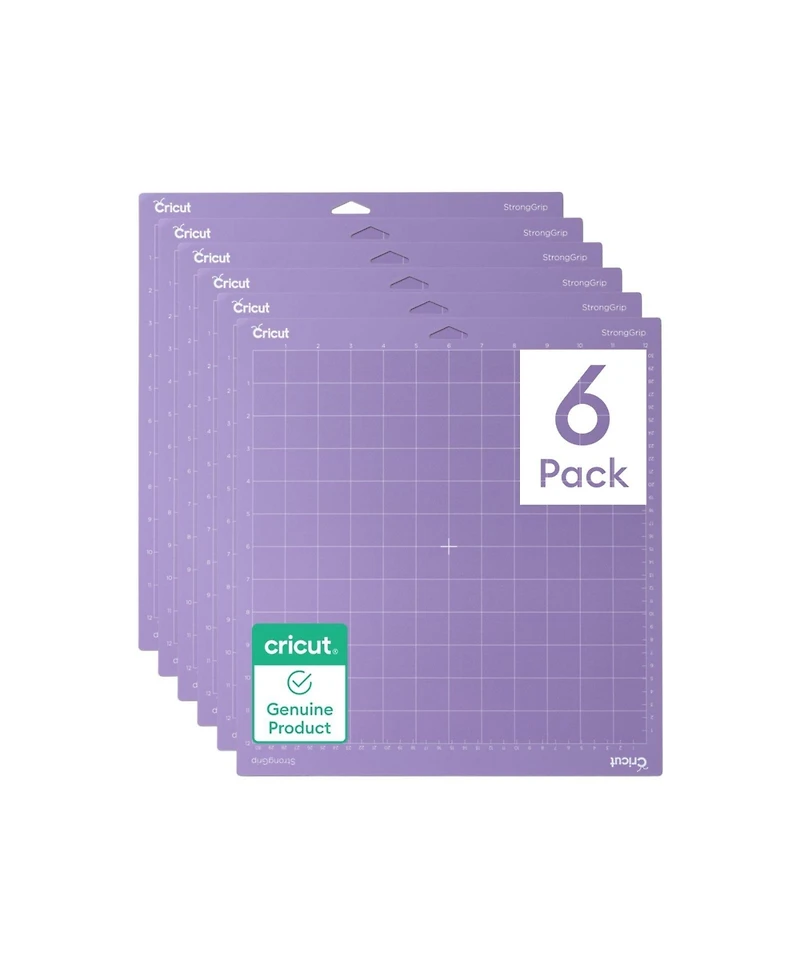 Cricut Strong Grip Machine Mat - 12 in x 12 in (6 ct)