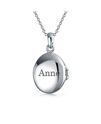 Bling Jewelry Keepsake Abalone or Mother Of Pearl Shell Oval Tree Life Locket Holds Photos Pendant Necklace Sterling Silver