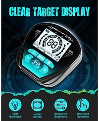 Joyaire Metal Detector for Adults Waterproof, High-Accuracy Pinpointer Set, 4 Mode, 9" Coil, Backlight Lcd, All Metal/Disc Modes for Junior & You