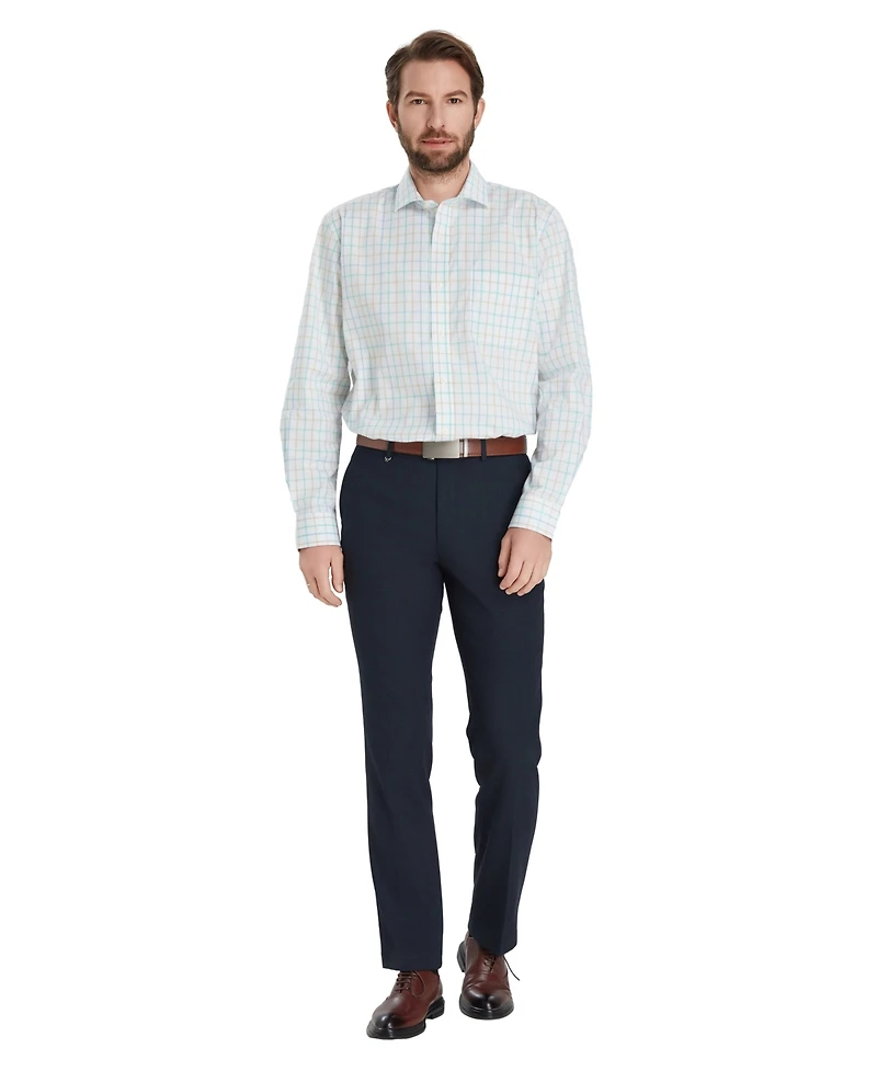 Club Room Men's Windowpane Plaid Shirt, Macy's Exclusive