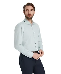 Alfani Men's Geometric Pattern Spread-Collar Dress Shirt, Macy's Exclusive