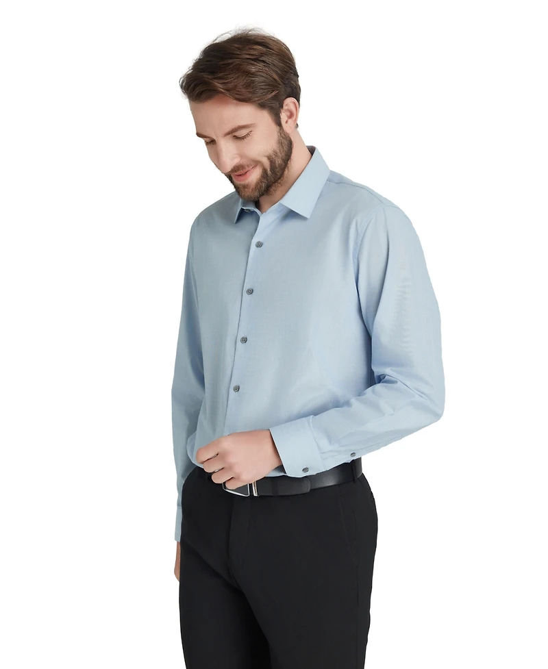 Alfani Men's Regular-Fit Solid Dress Shirt, Macy's Exclusive