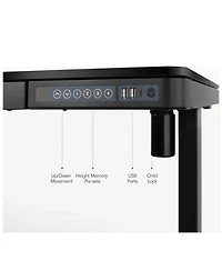 FlexiSpot EW8W Height Adjustable Standing Desk, White