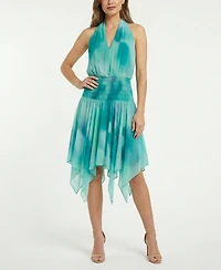 Taylor Women's V-Neck Halter Dress