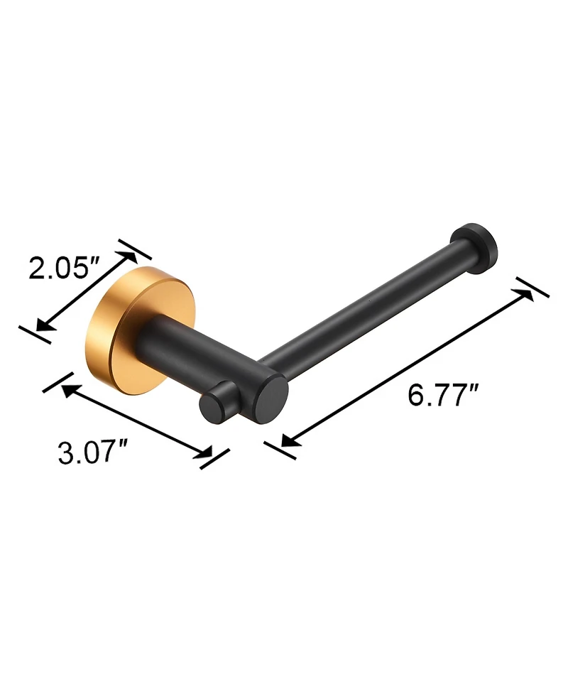 Rainsken Bathroom Collection 3-Piece Aluminum Towel Bar Set