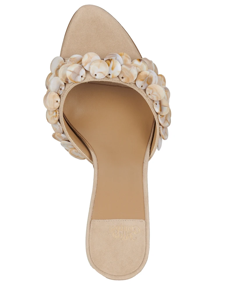 Jeffery Campbell Women's Agent Shell Slip-On Dress Sandals