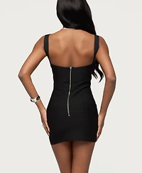 Edikted Women's Cecilya Knit Bandage Mini Dress