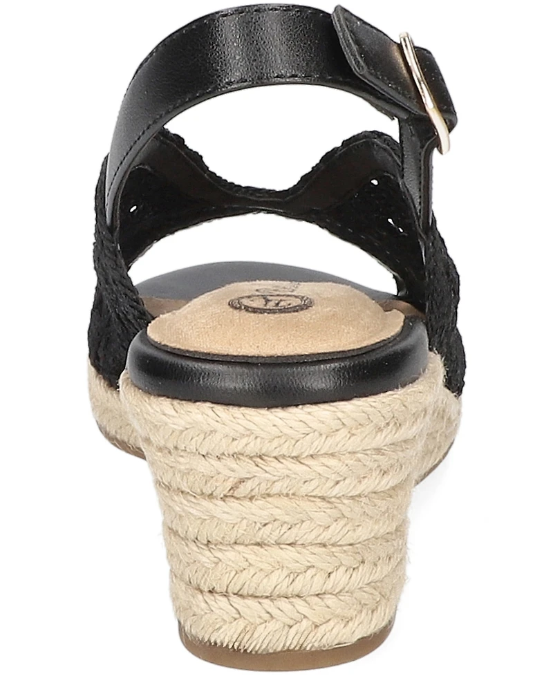 Bella Vita Women's Bethany Espadrille Wedge Sandals