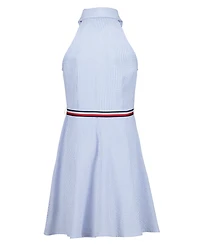 Tommy Hilfiger Girls' 7-16 Ithica Stripe Halter Dress
