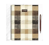 Tf Publishing Paper Goods July 2026 - June 2027 Checkered Cowboy Large Weekly Monthly Planner