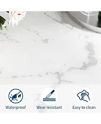 gaomon 79 Inch Large Industrial Dining Room Table for 6-8 People Rectangular Wood Kitchen Table Modern Farmhouse Dining Table Kitchen Dining Room