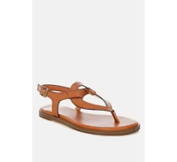 Torad Thong Toe Cut-Out Flats