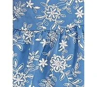 Katia Rae Women's Floral Sweetheart Crop Top And Skirt, 2-Piece Set