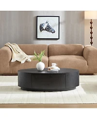 Streamdale Furniture Modern Luxury Oval Coffee Table, Elegant Living Room Accent Piece