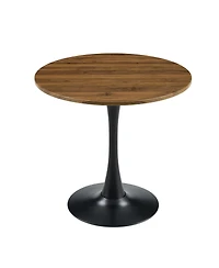 Streamdale Furniture Round Dining Table, 31.5" Faux Tulip Bistro Table for Kitchen & Small Spaces
