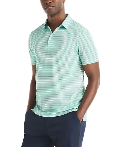 Nautica Men's Short-Sleeve Stripe Print Golf Polo Shirt