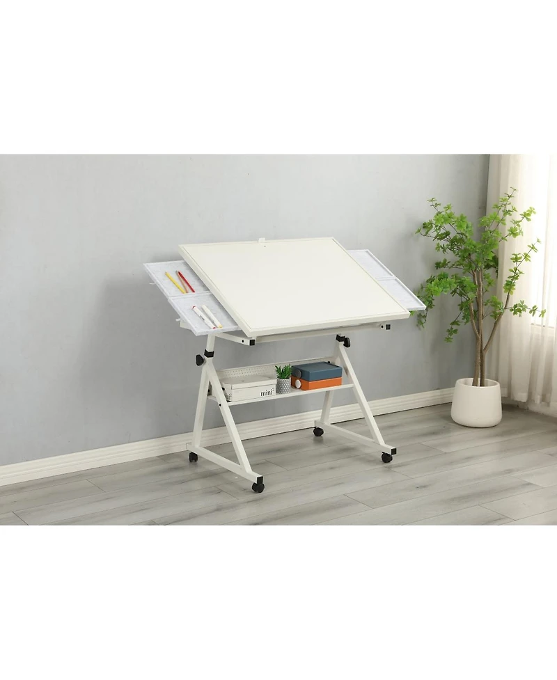 Streamdale Furniture 1500 pieces Jigsaw Puzzle metal Table board for adults gift with 4 trays