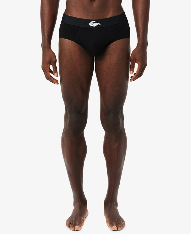 Lacoste Men's Regular-Fit Briefs, 3-Pack