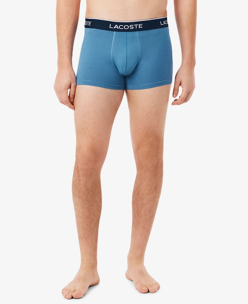 Lacoste Men's Regular-Fit Trunks, 3-Pack