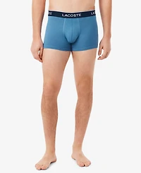 Lacoste Men's Regular-Fit Trunks, 3-Pack