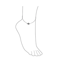 Bling Jewelry Sterling Silver Knotwork Celtic Love Knot Adjustable Anklet