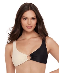Steve Madden Women's V-Neck Ring Bralette Top