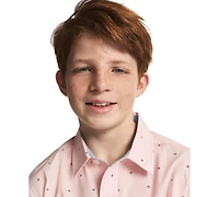 Tommy Hilfiger Boys' 8-20 Flag Short-Sleeve Woven Shirt