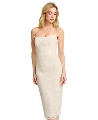 Dress the Population Women's Strapless Midi