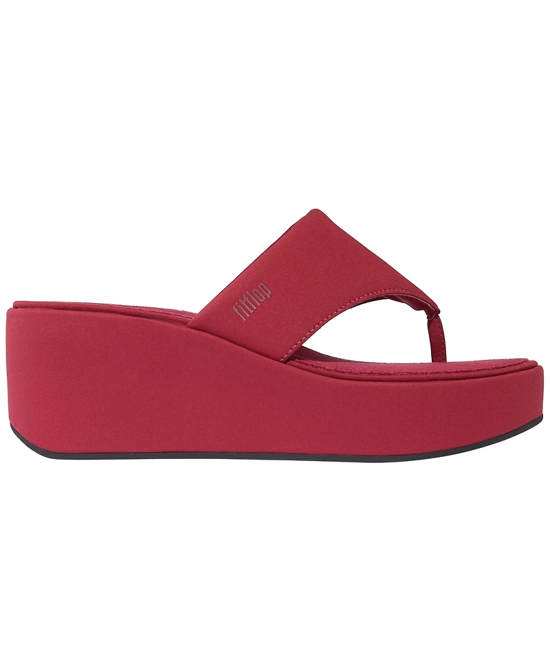 FitFlop Women's Flatforms Wedge Toe-Post Sandals